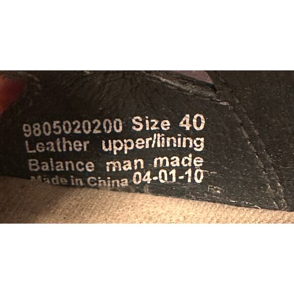 Dansko Sissy Womens Size EU 40 US 9.5-10 Black Leather Slingback Wedge Sandals - Picture 6 of 6